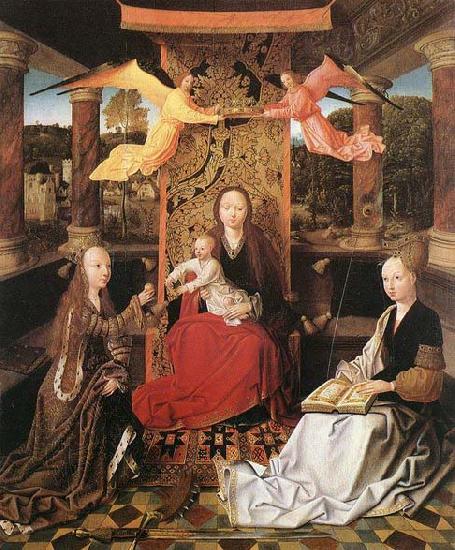  Madonna and Child with Sts Catherine and Barbara